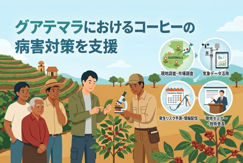 グアテマラにおけるコーヒーの病害対策支援